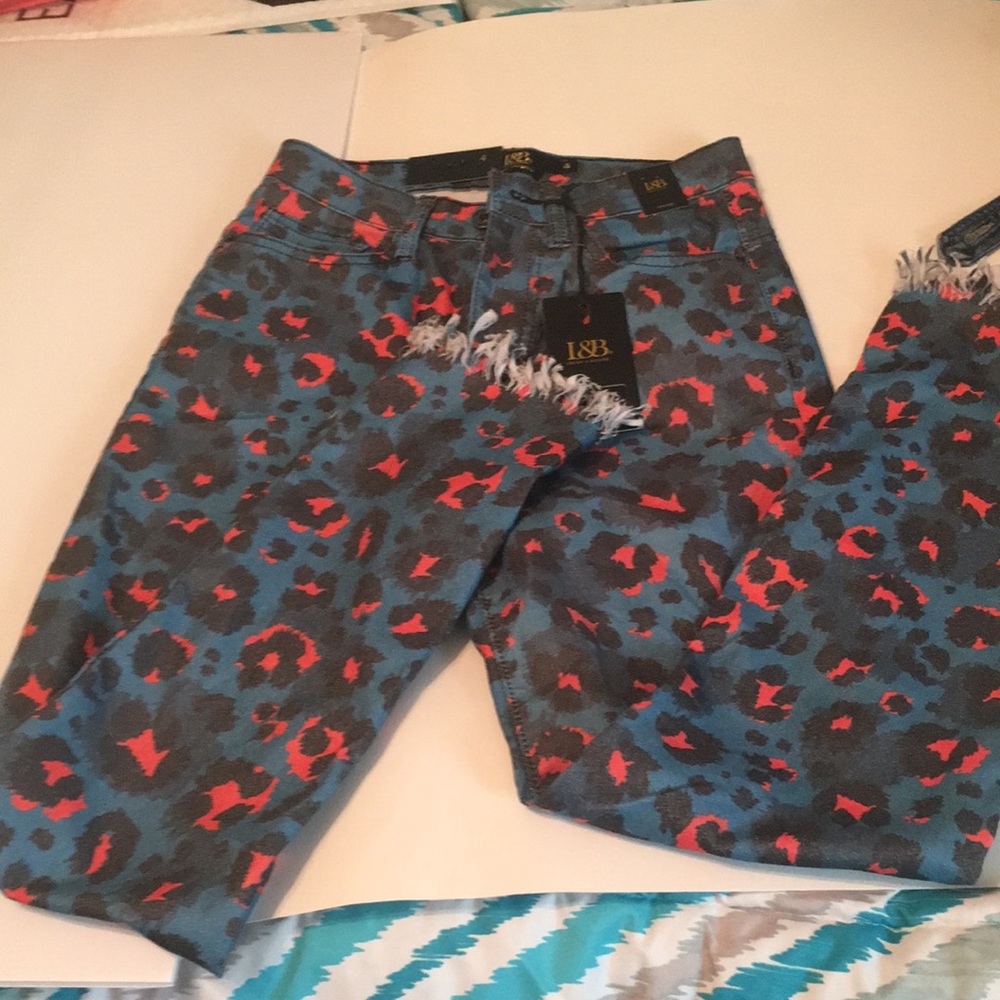 Lucky and blessed mid rise skinny jeans